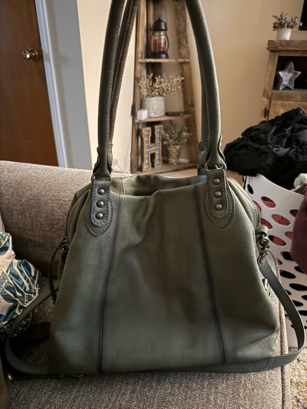 Free people Emerson tote sage green - Picture 2 of 3